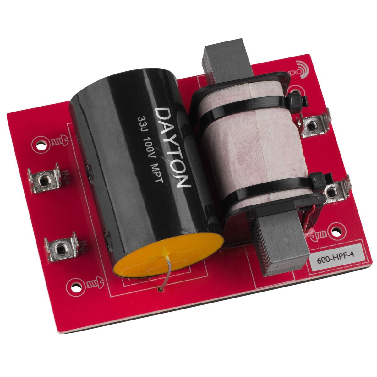 Dayton Audio 600HPF4 High Pass Speaker Crossover 600 Hz 12 dB/Octave